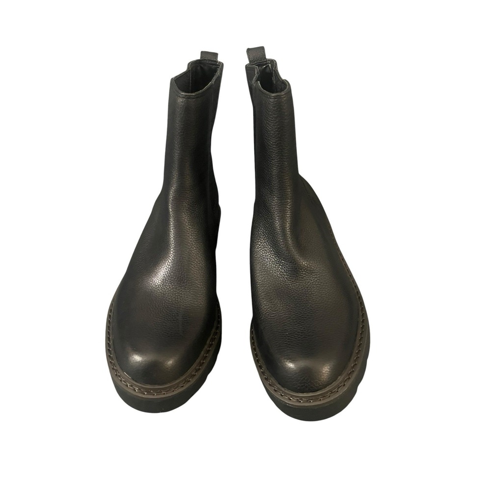 Nordstrom Water Repellent Leather Boots Women Size 5M Black